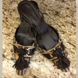 Givenchy Monogram Tassel Slingback Shoes